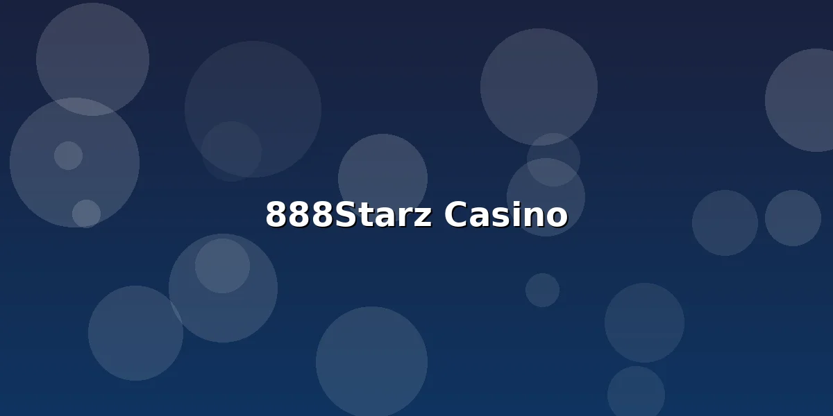 Bem-vindo ao 888Starz: Seu Destino de Cassino Online e Apostas Esportivas